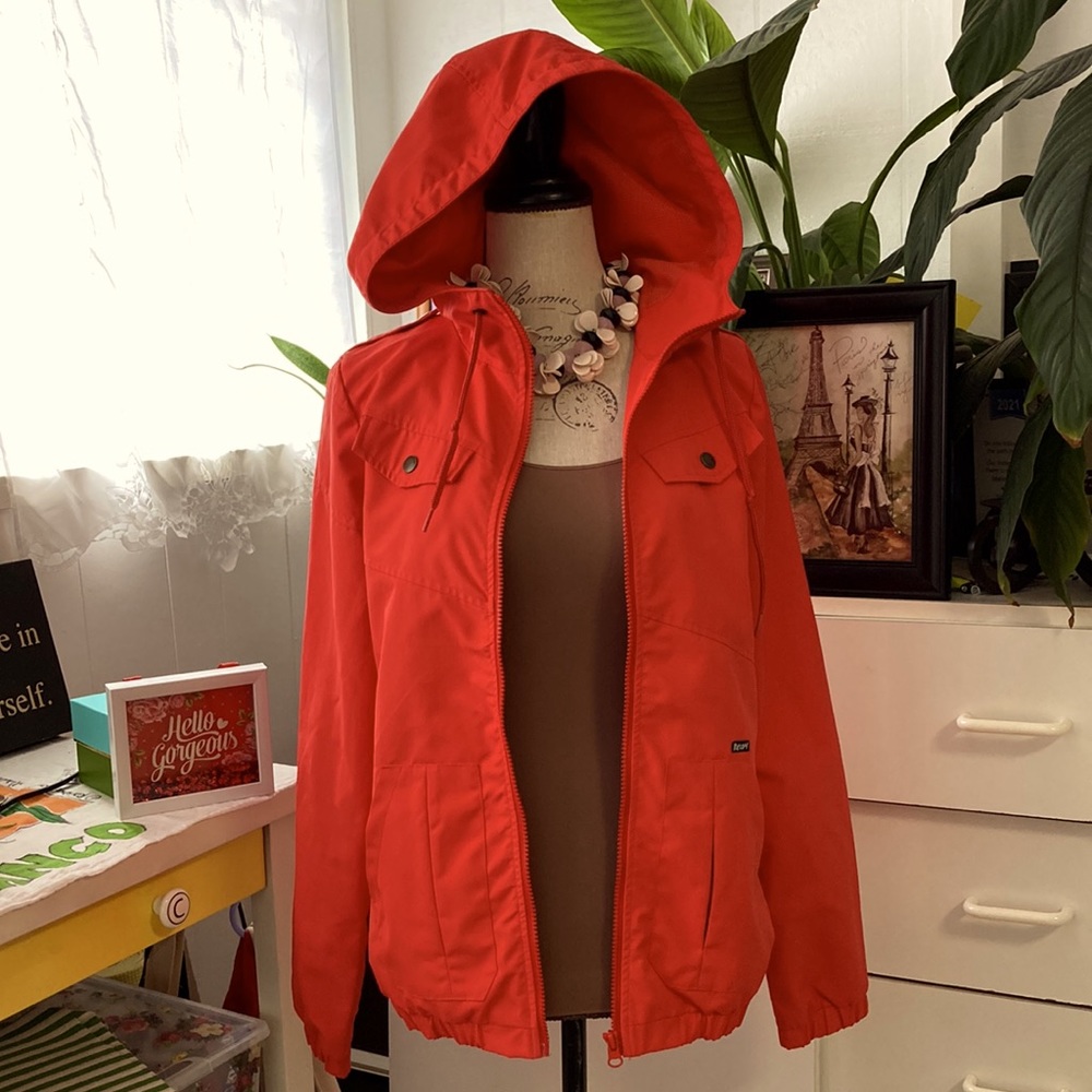 Volcom Enemy Lines Jacket With Hood. Full Zip Clo… - image 2